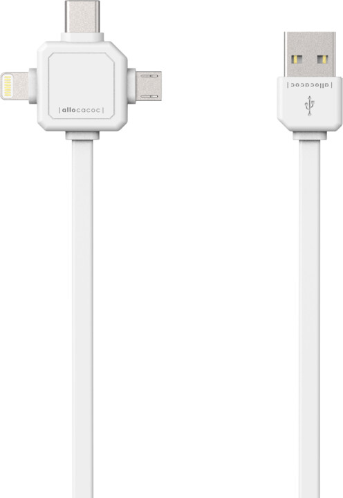 PowerCube Cable 1.5m, USB-C, bílý_675655494