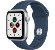 Apple Watch SE GPS 40mm Silver, Abyss Blue Sport Band_1657994110