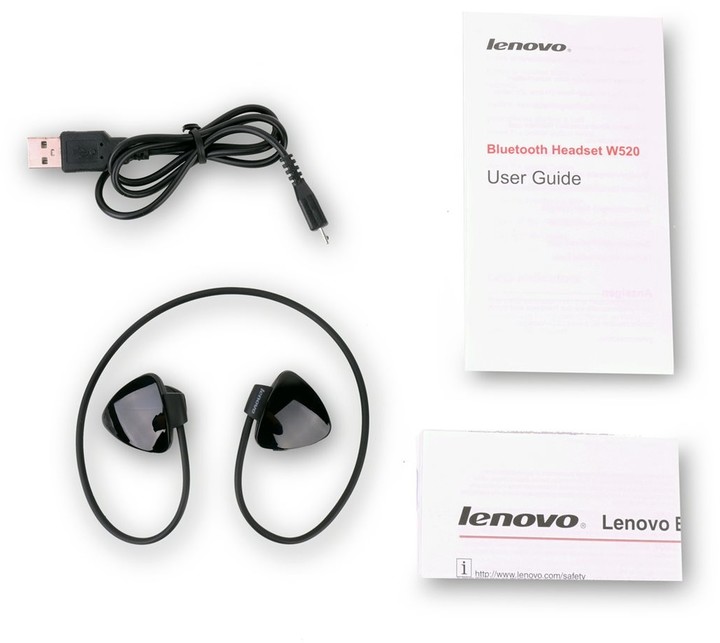 Lenovo Bluetooth Headset W520, černá_1904784141