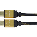 PremiumCord GOLD HDMI High Speed + Ethernet kabel, zlacené konektory, 1m_209847997