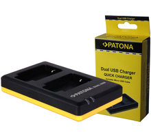 Patona nabíječka Dual Quick Canon LP-E6 USB Poukaz 200 Kč na nákup na Mall.cz