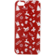 EPICO pružný plastový kryt pro iPhone 5/5S/SE RED XMAS