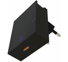 SWISSTEN síťový adaptér, USB-C, PD 3.0, 45W, černá