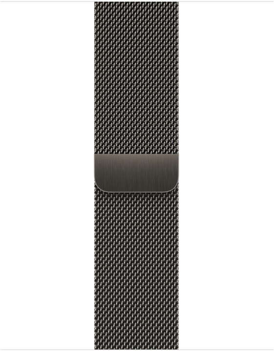 Apple Watch řemínek milánský tah 45mm, grafitově šedá_1154484096