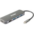 D-Link DUB-2333, USB-C Hub, 3x USB 3.0, USB-C, HDMI 1.4_325589017