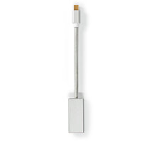 Nedis adaptér DisplayPort - mini DisplayPort, stříbrná_1558033176