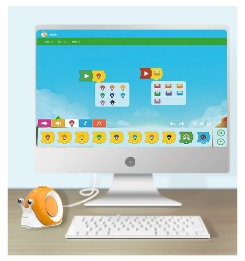 Robobloq Qobo Programovatelný interaktivní šnek pro děti 4-8-let_1326013516