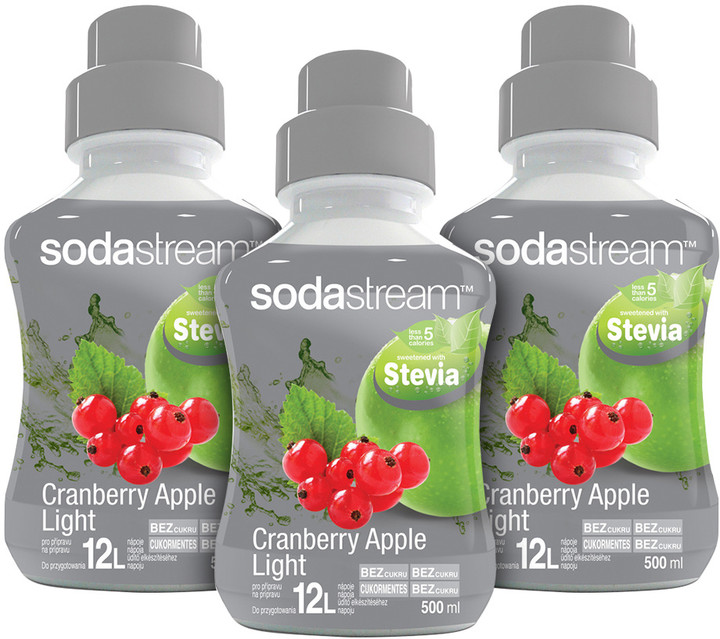 SodaStream Sirup Stevia brusinka-jablko light 500ml 2+1_1274685914