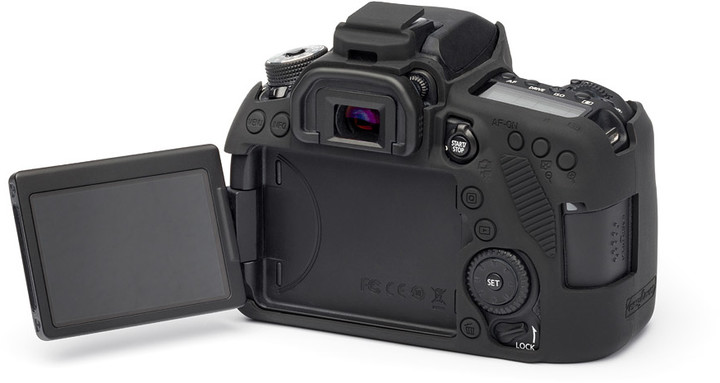 Easy Cover silikonový obal pro Canon 80D, černá_1753251065