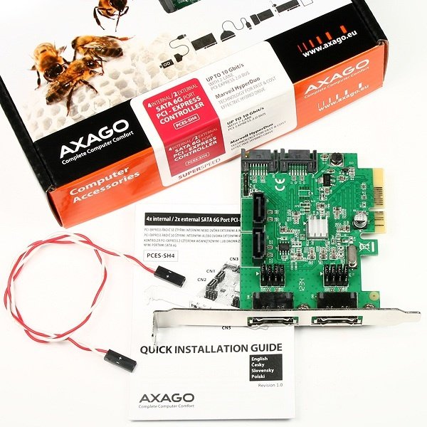 AXAGON PCES-SH4 řadič řadič 4x int./2x ext. SATA 6G_1052154533