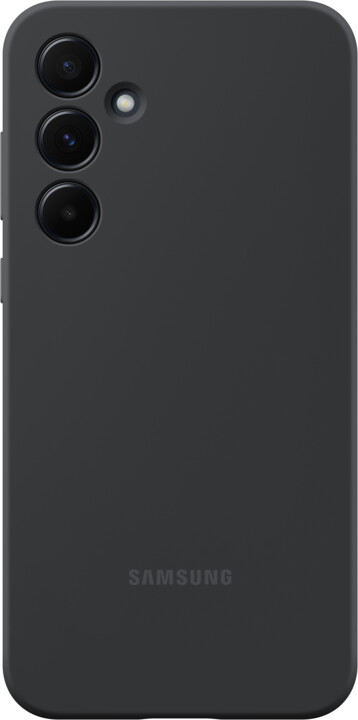 Samsung silikonový zadní kryt pro Galaxy A55 5G, černá_1646495419