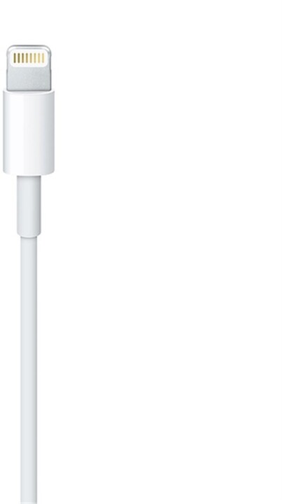 Apple kabel USB-A - Lightning, M/M, nabíjecí, datový, 1m, bílá_1527007120