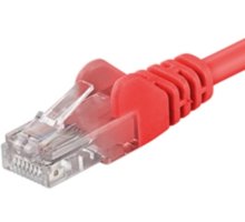 PremiumCord Patch kabel UTP RJ45-RJ45 level 5e, 3m, červená_1383696121