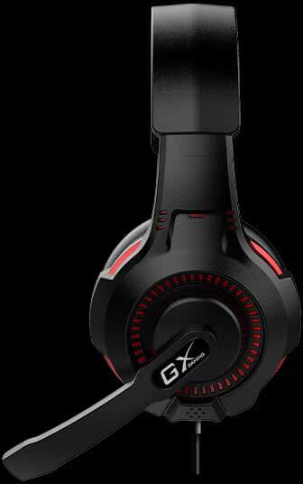 Genius GX Gaming HS-G600V, černá/červená_1576968127
