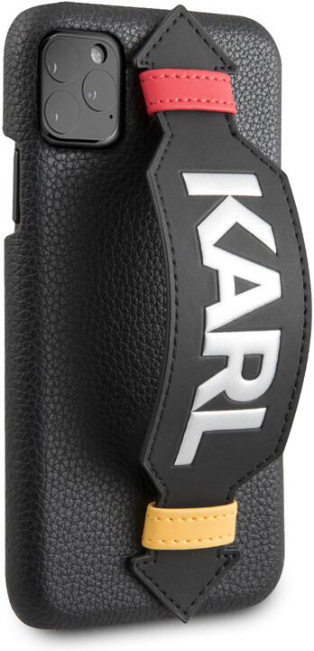 KARL LAGERFELD Strap kryt pro iPhone 11 Pro, černá_1964069352