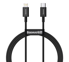 Baseus nabíjecí / datový kabel Superior Series USB-C - Lightning, 20W, 1m, černá_1000037882