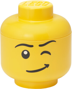 Úložný box LEGO Hlava - mrkající chlapec (S)_1893901454
