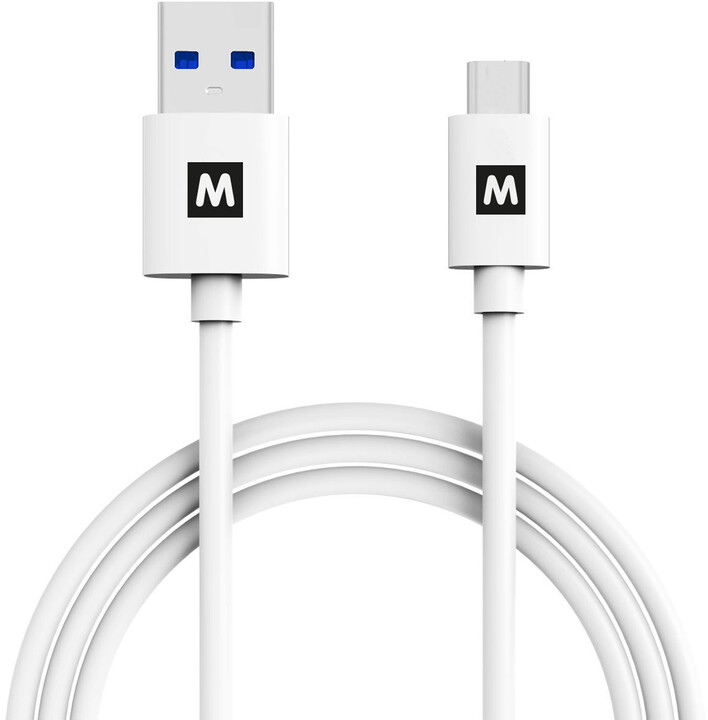 MAX MUC3100W kabel USB C 3.1 1m, bílá_1970719957
