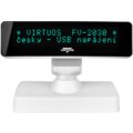 Virtuos FV-2030W - VFD zákaznicky displej, 2x20 9mm, USB, bílá