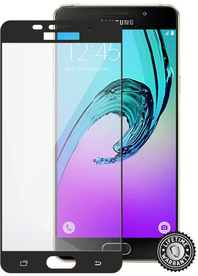 ScreenShield ochrana displeje Tempered Glass pro Samsung A510 Galaxy A5 (2016), Black (kovový okraj)_355010652
