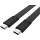 Akasa kabel USB-C - USB-C, 20Gbps, PD 46W, 4K@60Hz, 1m, černá