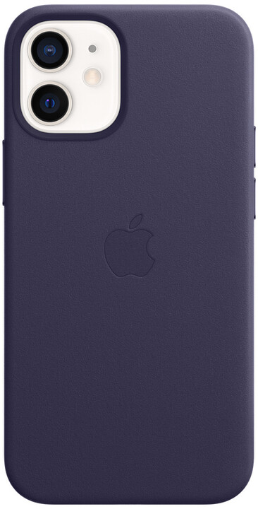 Apple kožený kryt s MagSafe pro iPhone 12 mini, tmavě fialová_139811854