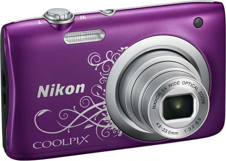 Nikon Coolpix A100, fialová lineart_508721350