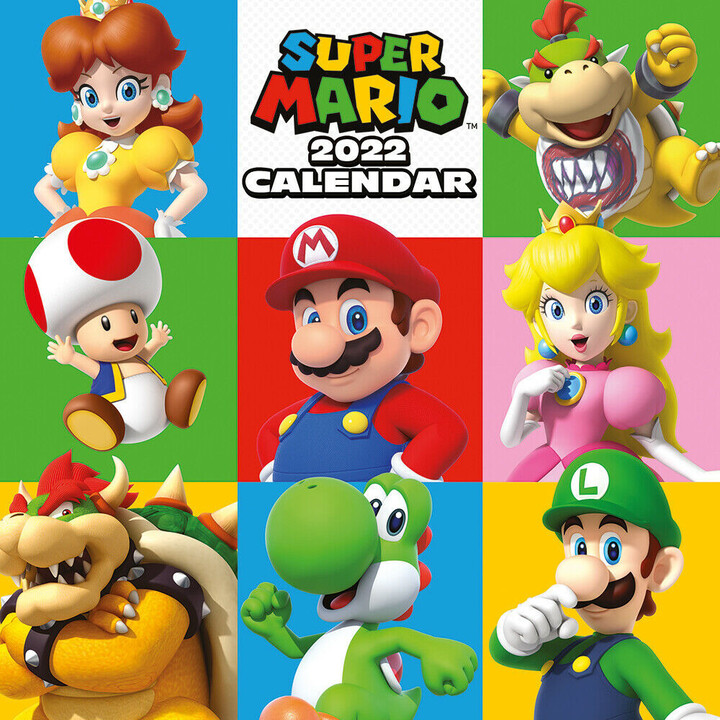 Kalendář 2022 - Super Mario