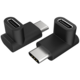 Akasa adaptér USB3.1 Gen2 USB-C - USB-C, 90°, 2ks v balení_1557166069