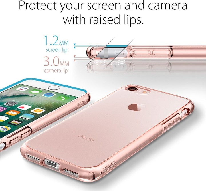 Spigen Ultra Hybrid pro iPhone 7/8, rose crystal_947023306
