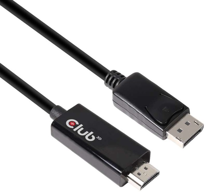 Club3D kabel DisplayPort 1.4 na HDMI 2.0b (M/M), 2m, aktivní_1089045322