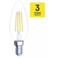 Emos LED žárovka Filament Candle 6W, 810lm, E14, teplá bílá_1241191494