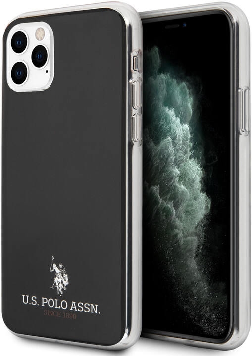 U.S. Polo ochranný kryt TPU Small Horse pro iPhone 11 Pro, černá_67341034