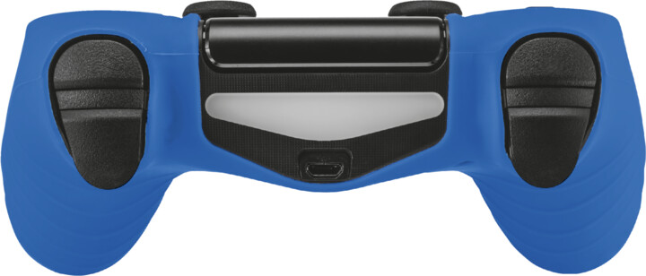 Trust silikonový návlek Rubber Skin GXT 744B pro PS4 DualShock, modrá_425969872
