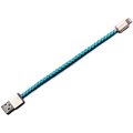 PlusUs LifeStar Handcrafted USB Charge &amp; Sync cable (1m) Lightning - Turquoise / Light Gold_1039221468