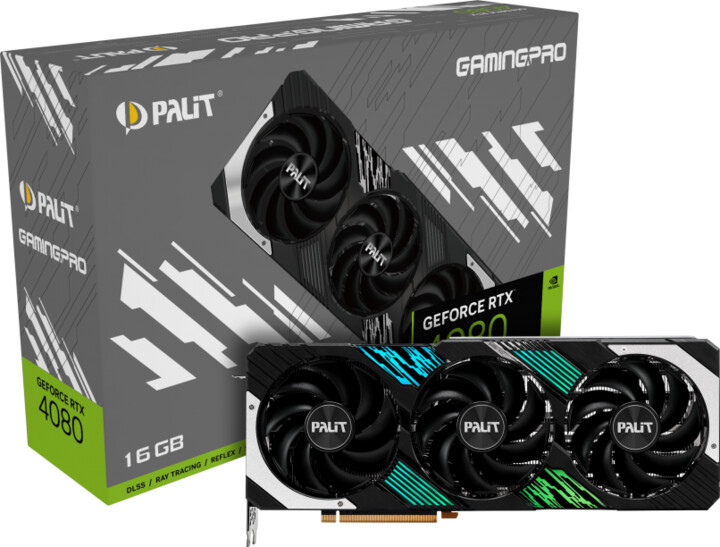 PALiT GeForce RTX 4080 GamingPro, 16GB GDDR6X_207090424