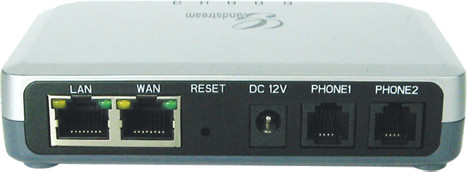 Grandstream HT502 - Analogový adaptér, 2x FX port, 1x 10/100_215489113