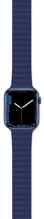 EPICO magnetický pásek pro Apple Watch 42/44/45mm, černá/modrá_1809189198