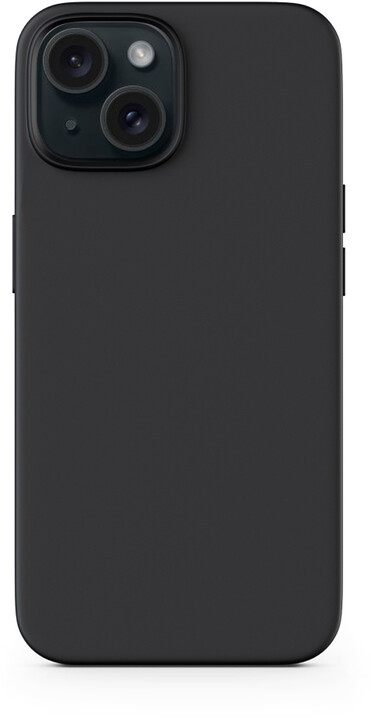 EPICO silikonový zadní kryt s podporou MagSafe pro iPhone 15, černá_138212114