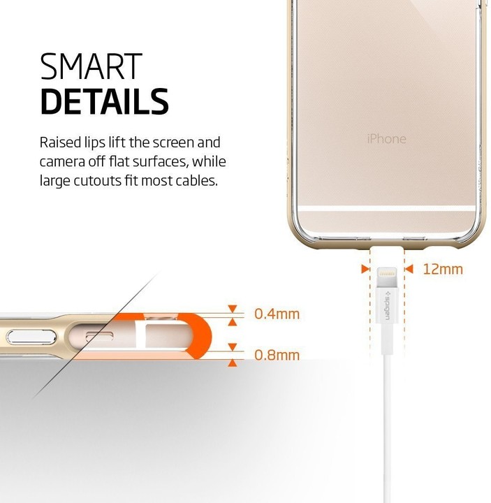 Spigen Neo Hybrid EX ochranný kryt pro iPhone 6/6s, champagne gold_568938451