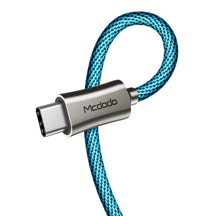 Mcdodo Knight datový kabel USB-C, 1.5m, modrá_257273936