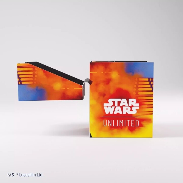 Krabička na karty Gamegenic - Star Wars: Unlimited Soft Crate, Luke/Vader_1546041805