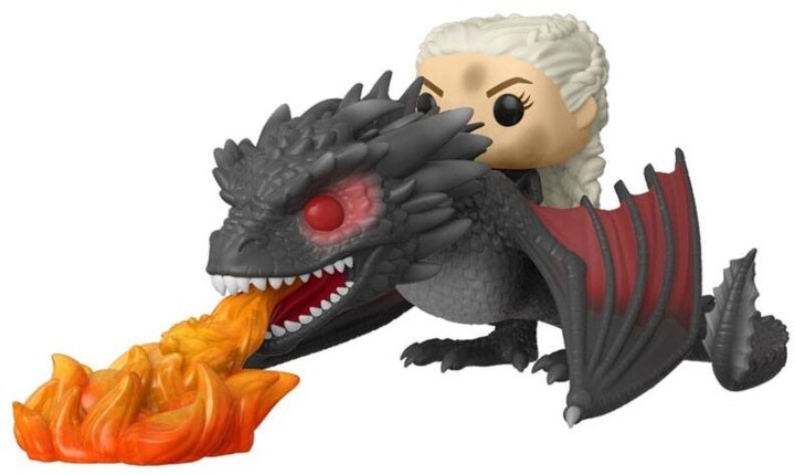 Figurka Funko POP! Game of Thrones - Daenerys on Fiery Drogon (18cm)_953158489