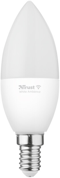 Trust Smart WiFi LED žárovka, E14, svíčka, bílá_1945697150