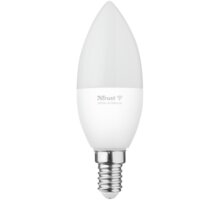Trust Smart WiFi LED žárovka, E14, svíčka, bílá_1945697150