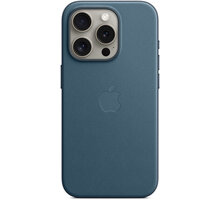 Apple kryt z tkaniny FineWoven s MagSafe na iPhone 15 Pro, tichomořsky modrá MT4Q3ZM/A