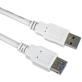 PremiumCord prodlužovací kabel USB-A 3.0, 0.5m, bílá_1986631893