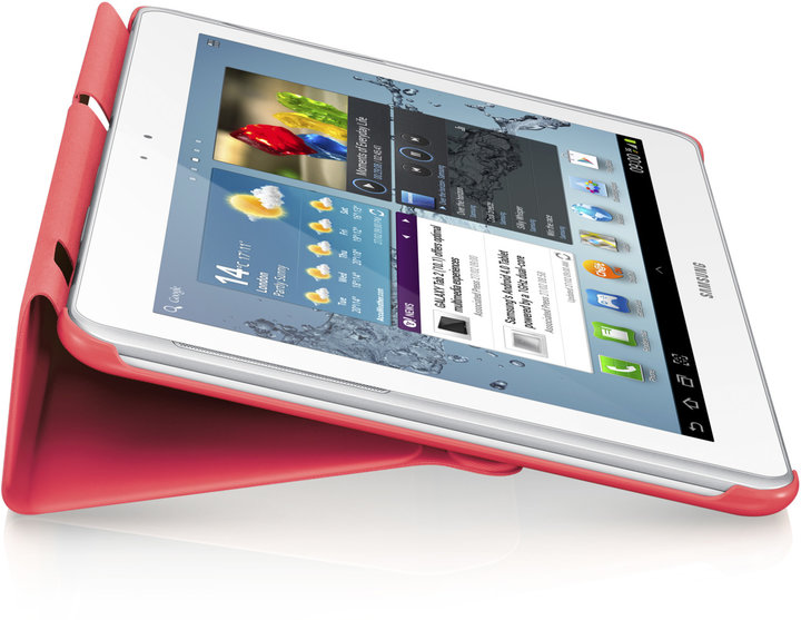 Samsung polohovací pouzdro EFC-1H8SPE pro Galaxy Tab 2, 10.1 (P5100/P5110), růžová_2051194506