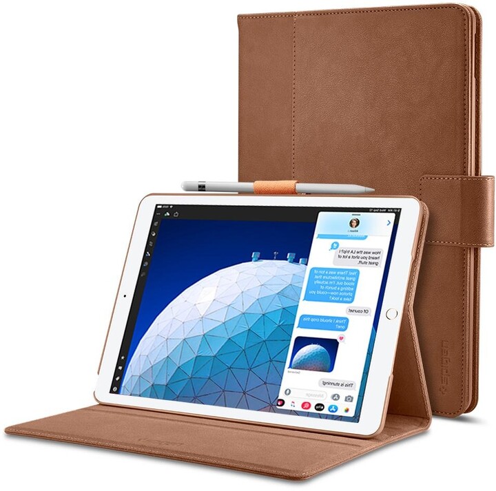 Spigen Stand Folio iPad Air/Pro 10.5&quot;, hnědá_558594825