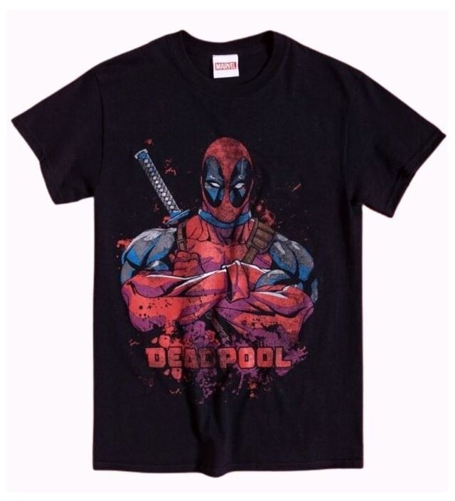 Tričko Marvel: Deadpool - Pose Splat (S)_2106569967